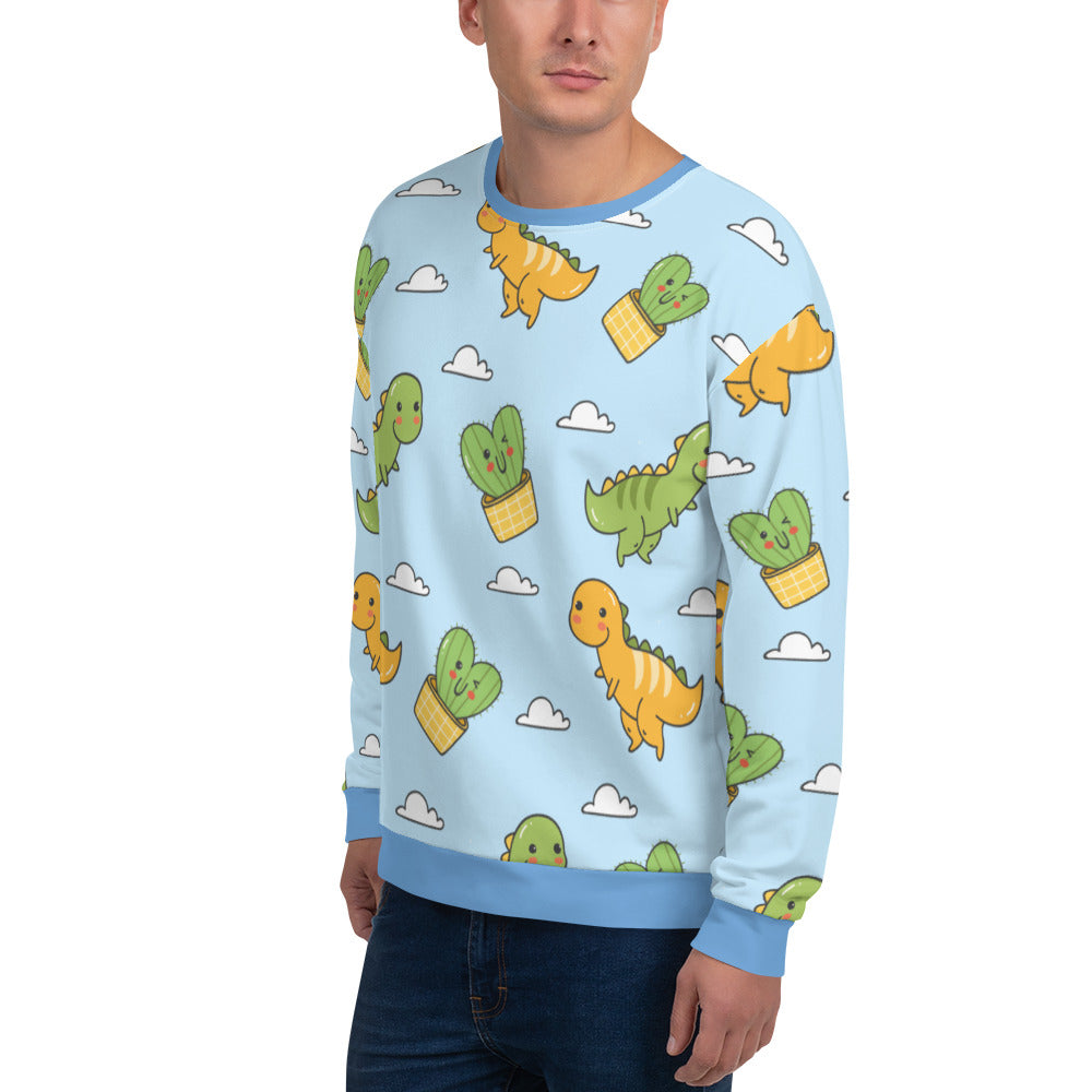 Unisex Dino BLUE Sweatshirt