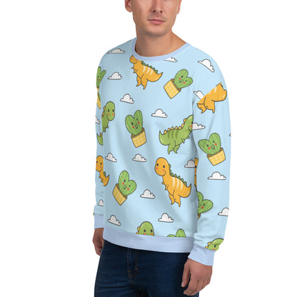 Unisex Dino SKY BLUE Sweatshirt