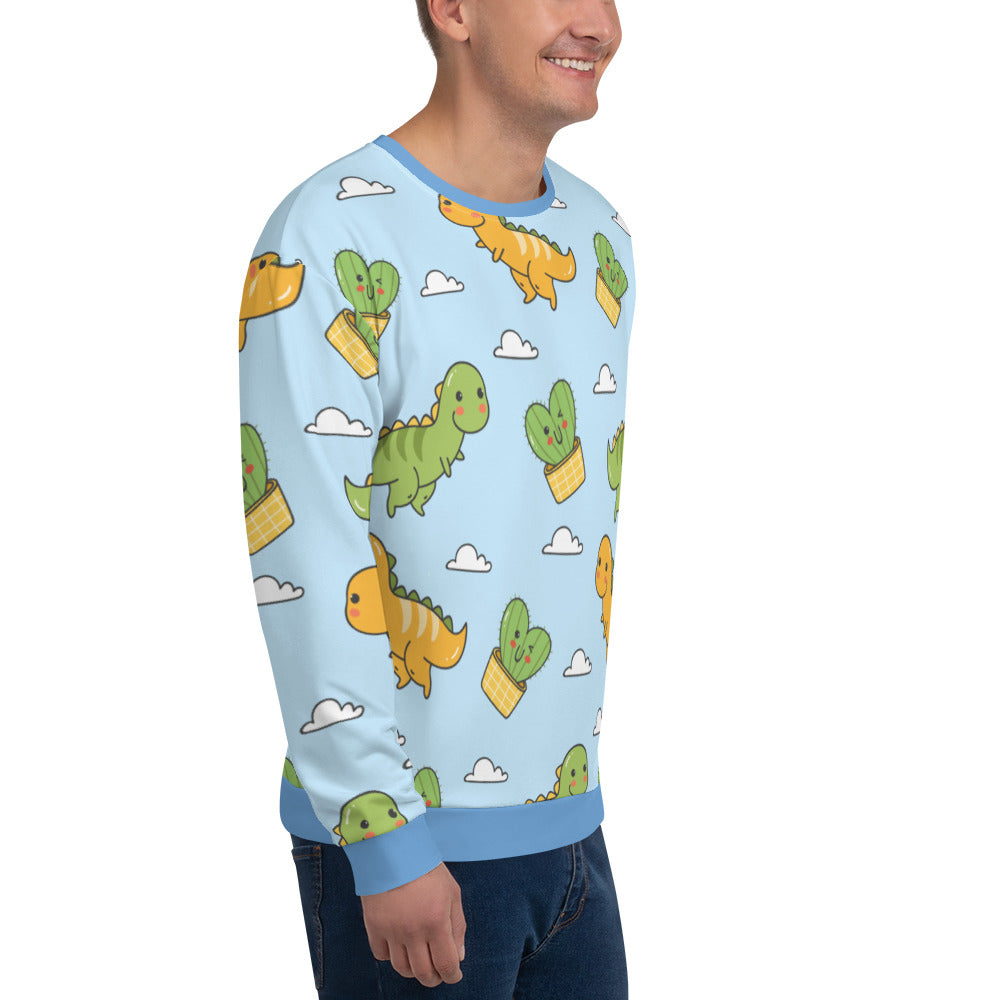 Unisex Dino BLUE Sweatshirt