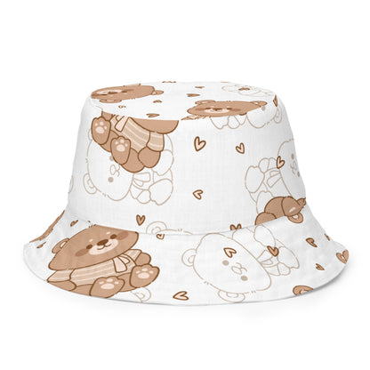 Reversible Baby Bear/Baking Bear Bucket Hat