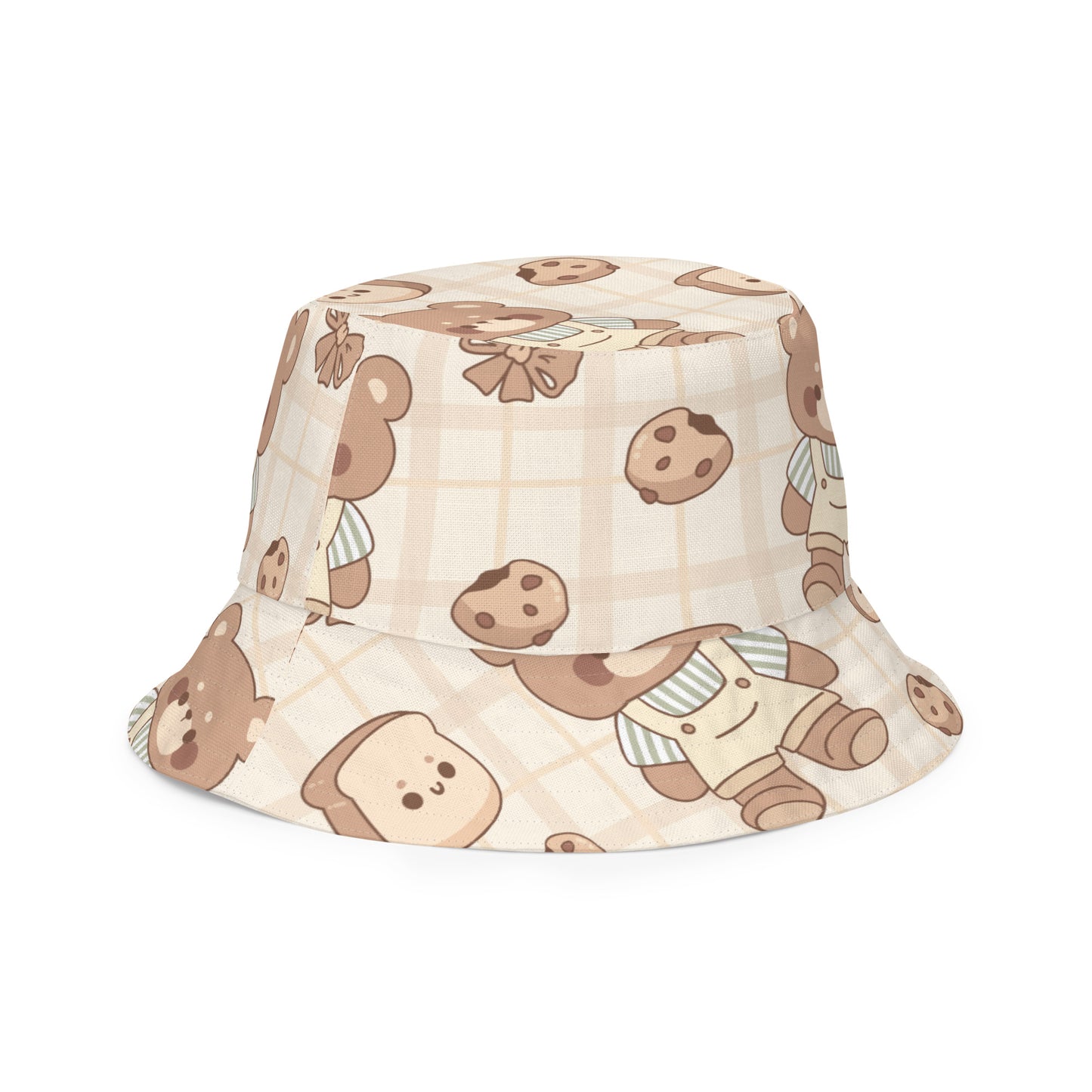 Reversible Baby Bear/Baking Bear Bucket Hat