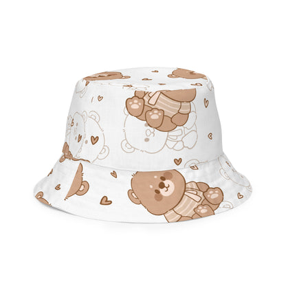 Reversible Baby Bear/Baking Bear Bucket Hat