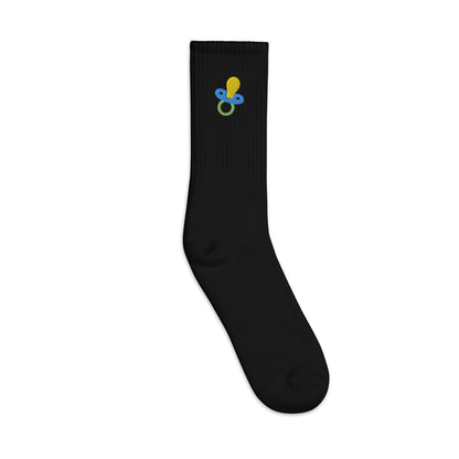 Embroidered Socks (Pacifier)