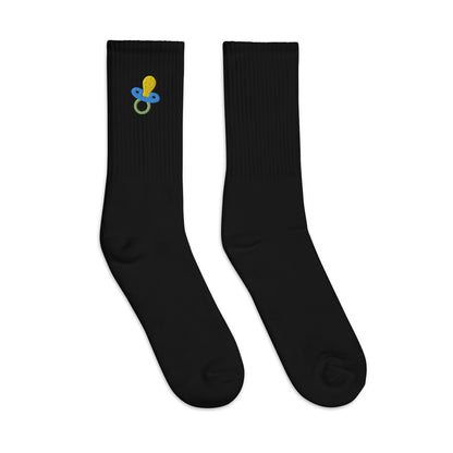 Embroidered Socks (Pacifier)