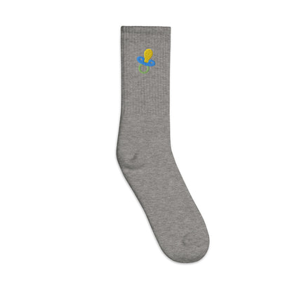 Embroidered Socks (Pacifier)