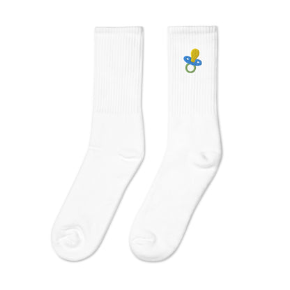 Embroidered Socks (Pacifier)