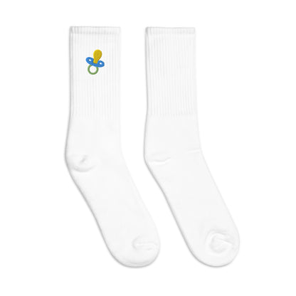 Embroidered Socks (Pacifier)