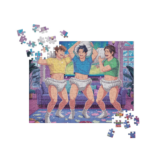 Padded Pillow Fight Jigsaw puzzle